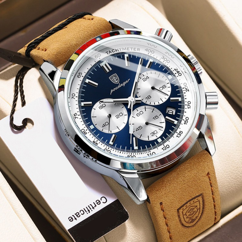 Men's watch. It is a multifunctional, waterproof, fully automatic mechanical watch, suitable for both casual and business occasions, and it comes with a calendar function. It is a wristwatch for men